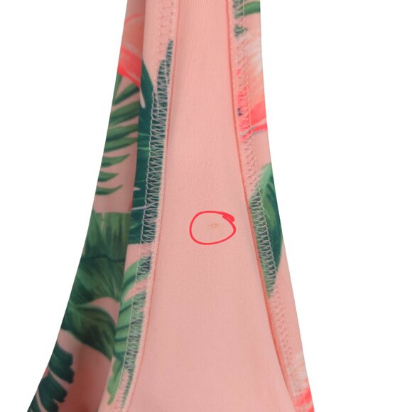 Old Navy Twist Back One Pink Flamingo One-Piece Swimsuit Birds in Paradise 3X - Picture 12 of 16